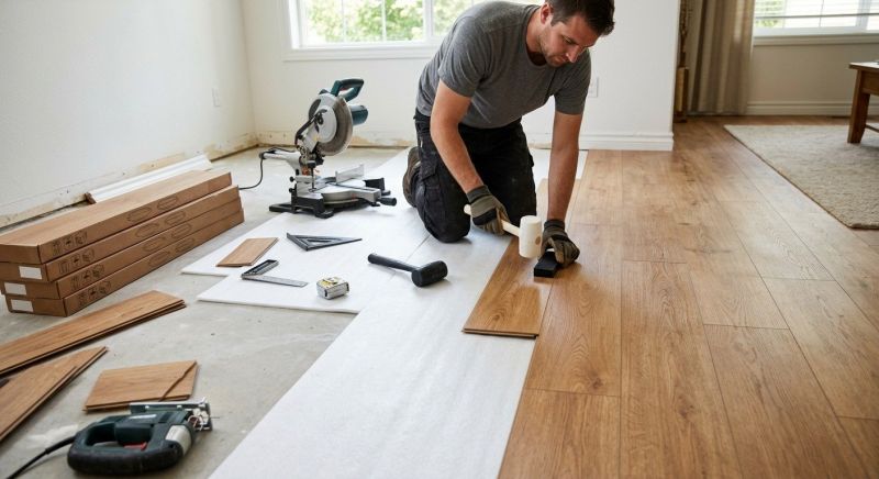 Laminate Floor Installation in North Falmouth, MA
