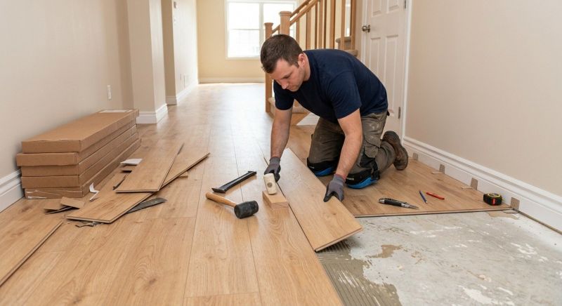 Laminate Floor Installation in Wellfleet, MA