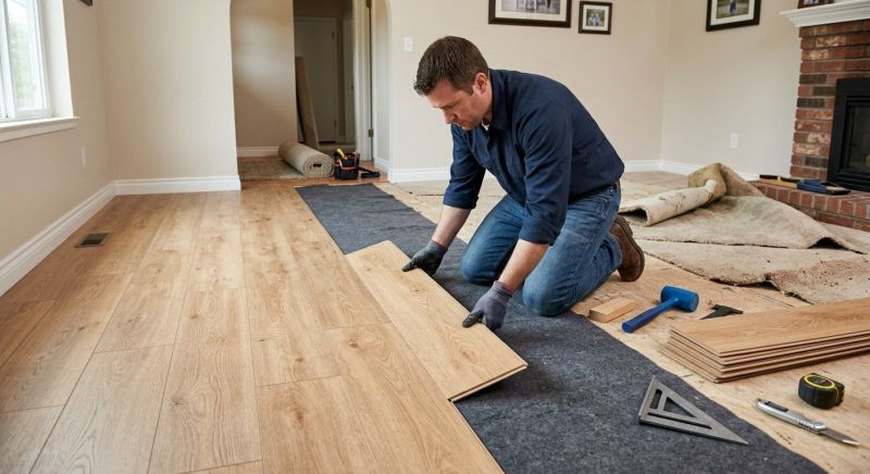 Laminate Floor Remodeling in Hyannis, MA