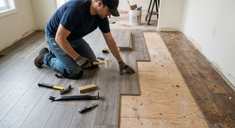 Laminate Floor Replacement in Cotuit, MA