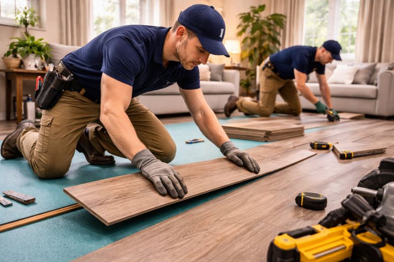 Laminate Floor Replacement in Eastham, MA