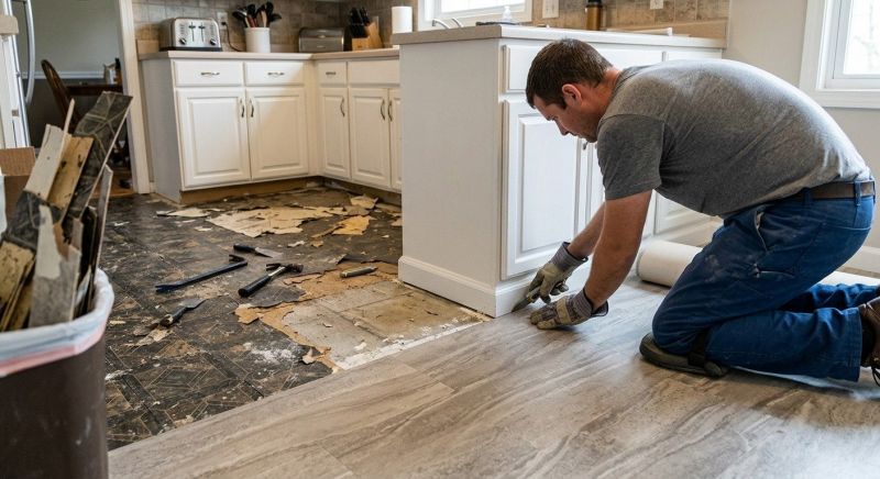 Linoleum Floor Installation in Wellfleet, MA