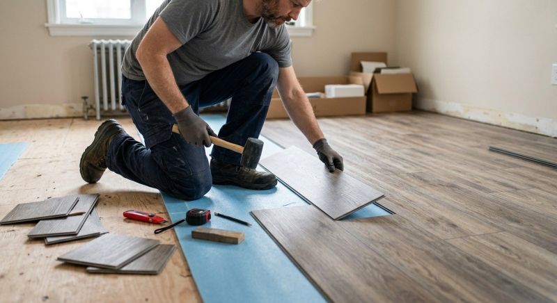 Linoleum Flooring Replacement in Hyannis, MA