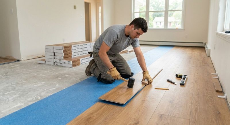 Luxury Vinyl Tile Installation in South Dennis, MA