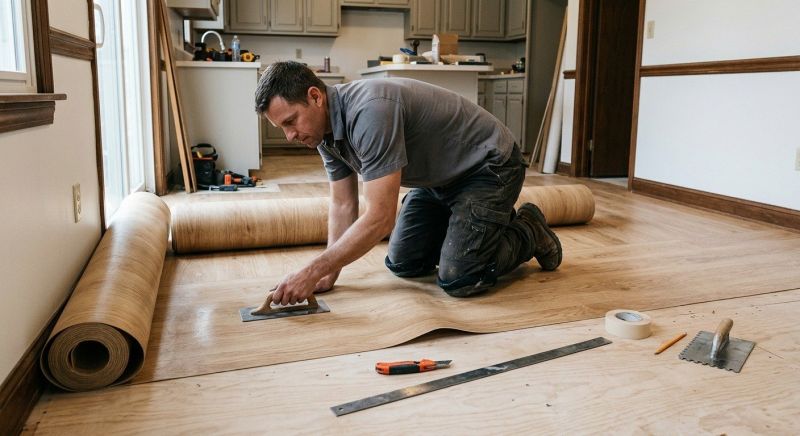 Sheet Flooring Installation in Plymouth, MA