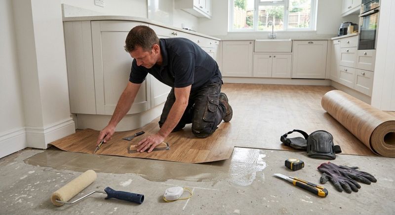 Sheet Linoleum Installation in Cotuit, MA