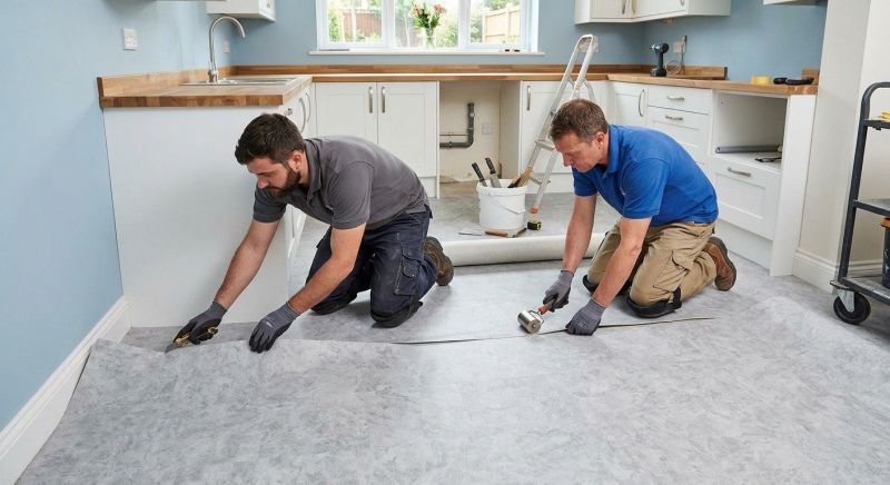 Sheet Linoleum Installation in Hyannis, MA