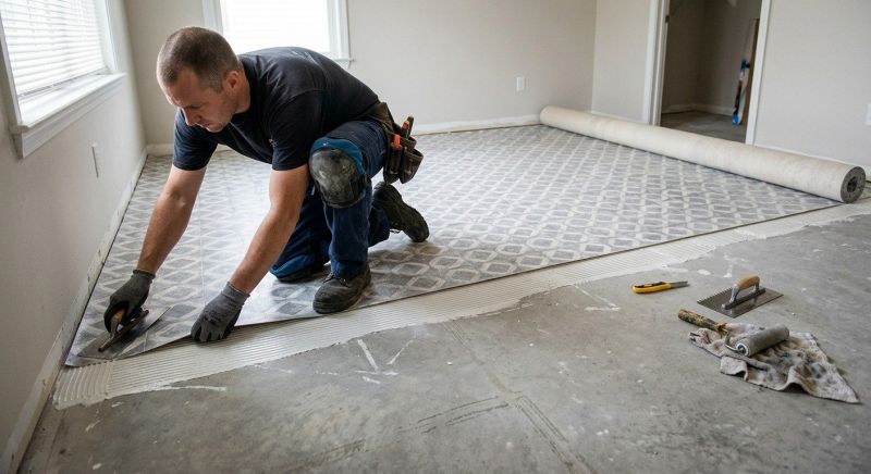 Sheet Vinyl Installation in Eastham, MA