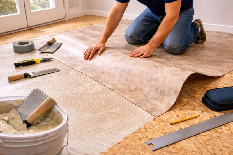 Sheet Vinyl Installation in South Dennis, MA