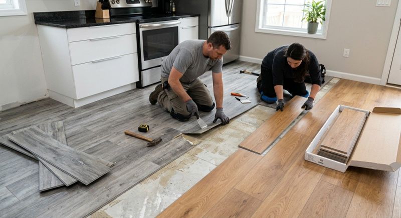 Vinyl Floor Replacement in Hyannis, MA